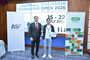 “Azərbaycan Şahmat Turu” çərçivəsində “Shamakhi Open 2026” Beynəlxalq Şahmat Festivalı keçirilib