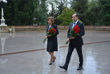 Bahar Muradova Şamaxıda vətəndaşların müraciətlərini dinləyib