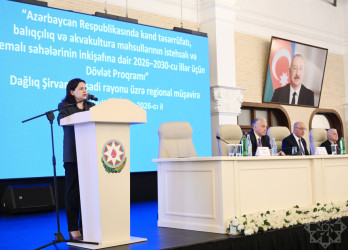 Aqrar sahədə yeni Dövlət Proqramının müzakirəsi ilə bağlı İsmayıllı rayonunda regional müşavirə keçirilib