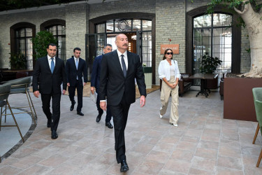 İlham Əliyev Şamaxıda “Meysari Grand Hotel & SPA” kompleksinin açılışında iştirak edib