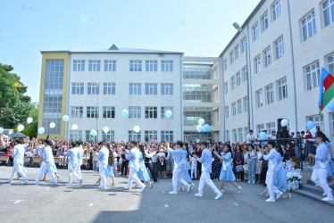 Rayonda fəaliyyət göstərən ümumtəhsil məktəblərində “Son zəng” tədbiri keçirilib