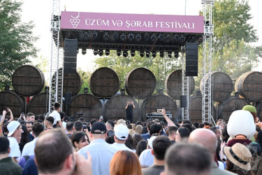 Şamaxıda Beşinci Üzüm və Şərab Festivalı keçirilib