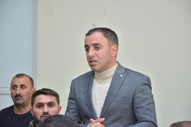 Şamaxı Rayon İcra Hakimiyyəti başçısının növbəti səyyar qəbulu rayonun İkinci Çaylı kənd sakinləri ilə keçirilib