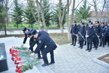 Şamaxı rayonunda 31 Mart - Azərbaycanlıların Soyqırımı Günü əlaqədar soyqırımı qurbanlarının xatirəsi anılıb