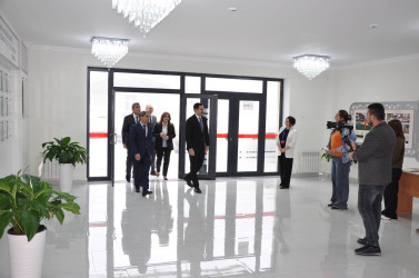 Nazir müavini Həsən Həsənli Şamaxıda müəllim və valideynlərlə görüşüb