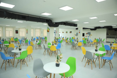 İlham Əliyev Şamaxı Avropa liseyinin yeni binasının açılışında iştirak edib