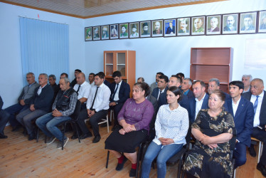 Rayonun Ərçiman kənd sakinləri ilə növbəti səyyar qəbul keçirilib