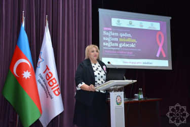 Şamaxıda "Süd vəzi xərçənginin erkən aşkarlanması sağlam gələcəyin təminatıdır" mövzusunda konfrans keçirilib