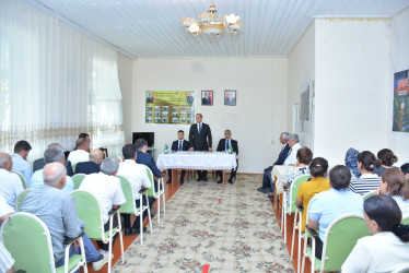 Rayonun Nağaraxana kənd sakinləri ilə növbəti səyyar qəbul keçirilib