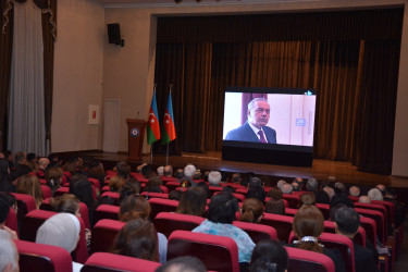 Şamaxıda müasir Azərbaycan dövlətinin memarı, xalqımızın Ümummilli Lideri Heydər Əliyevin vəfatının 22-ci ildönümü ilə bağlı anım tədbiri keçirilib