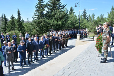 Şamaxıda 27 sentyabr - Anım Günününə həsr olunmuş tədbirdə şəhidlərin əziz xatirəsi yad edilib