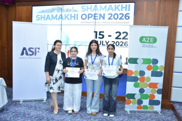 “Azərbaycan Şahmat Turu” çərçivəsində “Shamakhi Open 2026” Beynəlxalq Şahmat Festivalı keçirilib