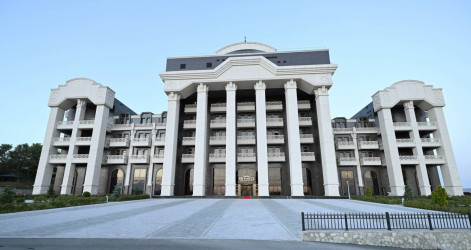 İlham Əliyev və birinci xanım Mehriban Əliyeva Şamaxıda “Pirqulu Park” hotelinin açılışında iştirak ediblər