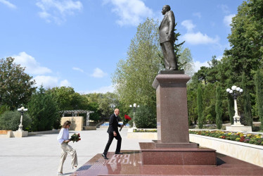 Azərbaycan Respublikasının Prezidenti İlham Əliyev və birinci xanım Mehriban Əliyeva Şamaxı rayonuna səfər ediblər
