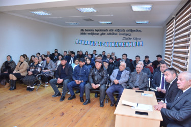 Rayon İcra Hakimiyyəti başçısının növbəti səyyar qəbulu rayonun Meysəri kənd sakinləri ilə keçirilib