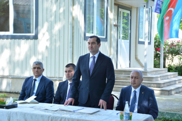 Rayon İcra Hakimiyyəti başçısının növbəti səyyar qəbulu rayonun Birinci Çağan və İkinci Çağan kənd sakinləri ilə keçirilib