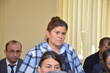 Rayonun Muğanlı kənd sakinləri ilə növbəti səyyar qəbul keçirilib