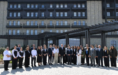 İlham Əliyev Şamaxıda “Meysari Grand Hotel & SPA” kompleksinin açılışında iştirak edib