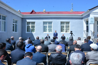 Şamaxı Rayon İcra Hakimiyyəti başçısının növbəti səyyar qəbulu rayonun Birinci Çaylı kənd sakinləri ilə keçirilib