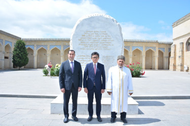 İndoneziyanın Azərbaycandakı fövqəladə və səlahiyyətli səfiri Berlian Helmi və səfirliyin əməkdaşları Şamaxı rayonuna səfər edib