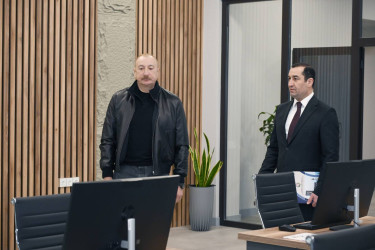 İlham Əliyev Şamaxıda "Şirvan Aqro" heyvandarlıq kompleksinin açılışında iştirak edib