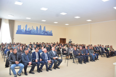 Şamaxı RİH başçısının növbəti səyyar qəbulu rayonun Göylər və Yenikənd kəndlərinin sakinləri ilə keçirilib