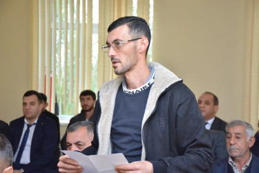 Rayon İcra Hakimiyyəti başçısının növbəti səyyar qəbulu rayonun Muğanlı kənd sakinləri ilə keçirilib