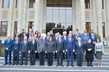 Yeni Azərbaycan Partiyası Şamaxı rayon təşkilatının təsis edilməsinin 33-cü ildönümü münasibətilə dəyirmi masa keçirilib