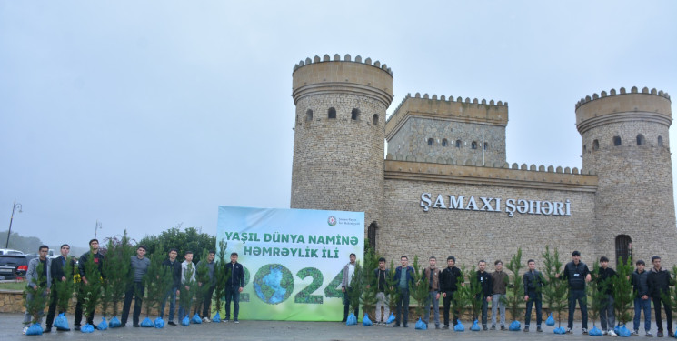 Şamaxıda ”Yaşıl dünya naminə həmrəylik ili” çərçivəsində ağacəkmə aksiyasına start verildi