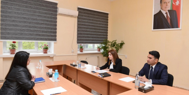 Elm və Ali Təhsil üzrə Dövlət Agentliyinin direktoru Şamaxıda vətəndaşları qəbul edib