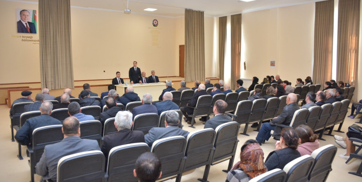 Rayon İcra Hakimiyyəti başçısının növbəti səyyar qəbulu rayonun Göylər və Yenikənd kəndlərinin  sakinləri ilə keçirilib