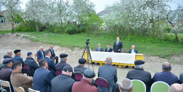 Şamaxı Rayon İcra Hakimiyyəti başçısının növbəti səyyar qəbulu rayonun Dağ Bağırlı kənd sakinləri ilə keçirilib