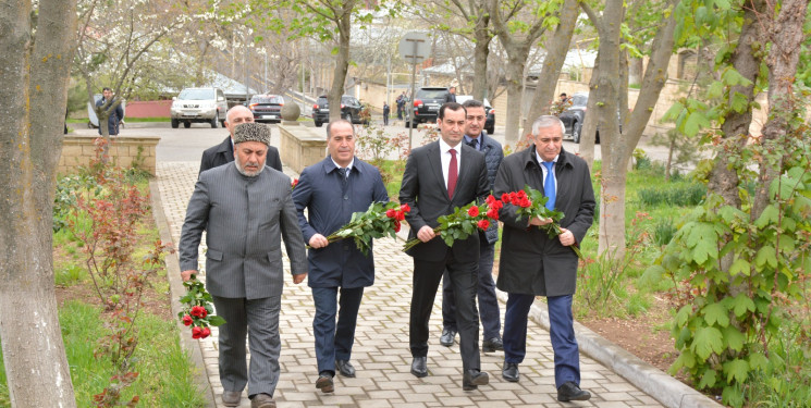 Şamaxıda 31 Mart - Azərbaycanlıların Soyqırımının qurbanlarının xatirəsi anılıb