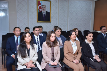 Şamaxı Rayon İcra Hakimiyyəti başçısı aparatının şöbə müdiri Dürdanə Mirzəyevanın təqaüdə göndərilməsi ilə bağlı tədbir keçirilib