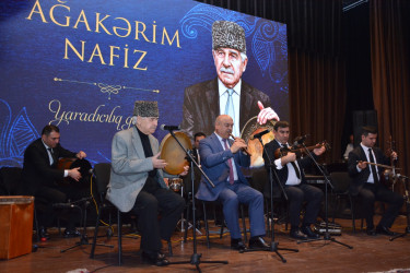 Şamaxıda şair, xanəndə, bəstəkar Ağakərim Nafizin yaradıcılıq gecəsi keçirilib