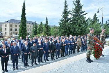 Şamaxıda şəhidlərin əziz xatirəsi yad edilib