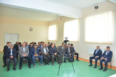 Şamaxı Rayon İcra Hakimiyyəti başçısının növbəti səyyar qəbulu rayonun İkinci Çaylı kənd sakinləri ilə keçirilib