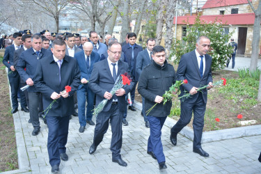 Şamaxı rayonunda 31 Mart - Azərbaycanlıların Soyqırımı Günü əlaqədar soyqırımı qurbanlarının xatirəsi anılıb