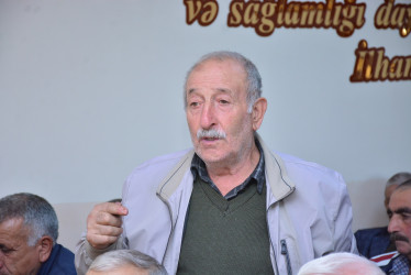 Rayonun Şərədil kənd sakinləri ilə növbəti səyyar qəbul keçirilib