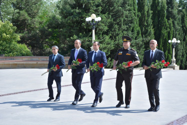 “Konstitusiya və Suverenlik İli” çərçivəsində 26 İyun – Silahlı Qüvvələr Günü münasibətilə Şamaxı rayonunda tədbir keçirilib