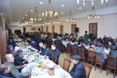 Şamaxı rayonunda iftar məclisi təşkil olunub