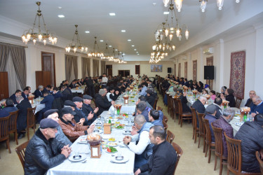 Şamaxı rayonunda iftar məclisi təşkil olunub