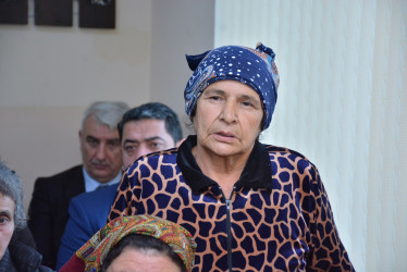 Rayonun Şərədil kənd sakinləri ilə növbəti səyyar qəbul keçirilib
