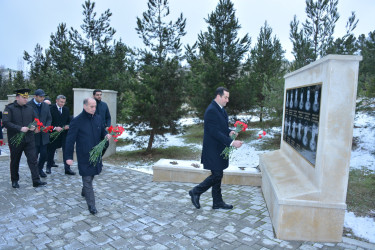 20 Yanvar faciəsinin 36-cı ildönümü ilə əlaqədar Şamaxı şəhərində anım mərasimi keçirilib