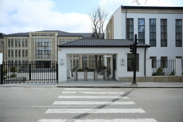 İlham Əliyev Şamaxı Avropa liseyinin yeni binasının açılışında iştirak edib