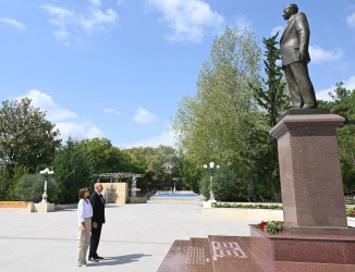 Azərbaycan Respublikasının Prezidenti İlham Əliyev və birinci xanım Mehriban Əliyeva Şamaxı rayonuna səfər ediblər