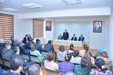 Rayon İcra Hakimiyyəti başçısının növbəti səyyar qəbulu rayonun Meysəri kənd sakinləri ilə keçirilib