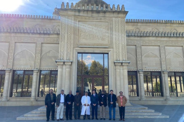 Pakistan Milli İdarəçilik Kursunun iştirakçılarından ibarət nümayəndə heyəti Şamaxı rayonunda olublar - 23.11.2023