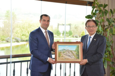 Yaponiyanın Azərbaycandakı fövqəladə və səlahiyyətli səfiri Şamaxıya səfər edib - 25.04.2024
